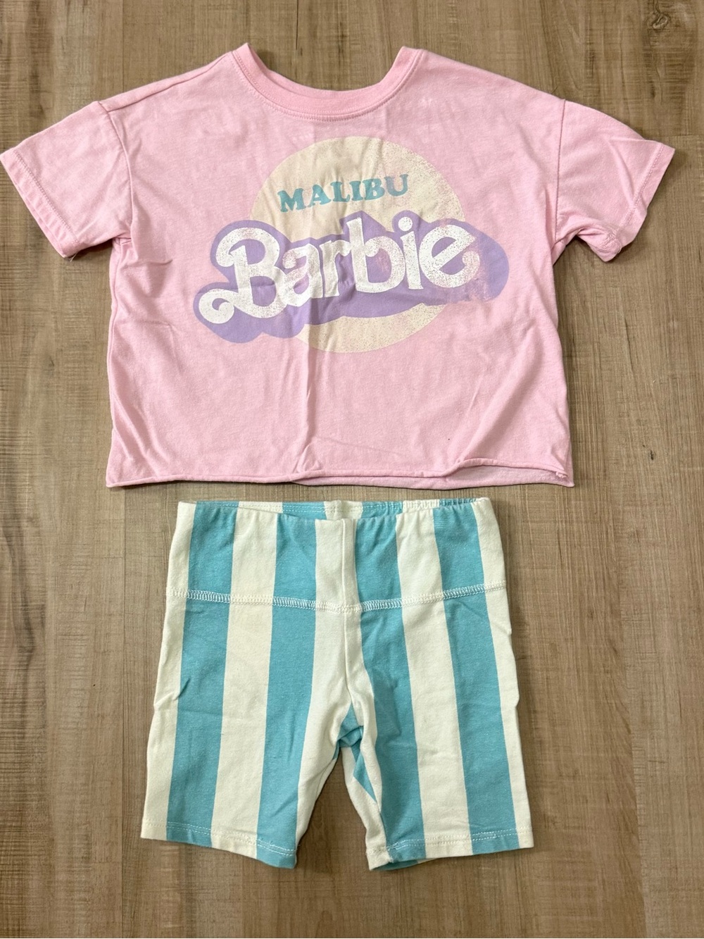 Malibu Barbie Tee & Shorts 4T